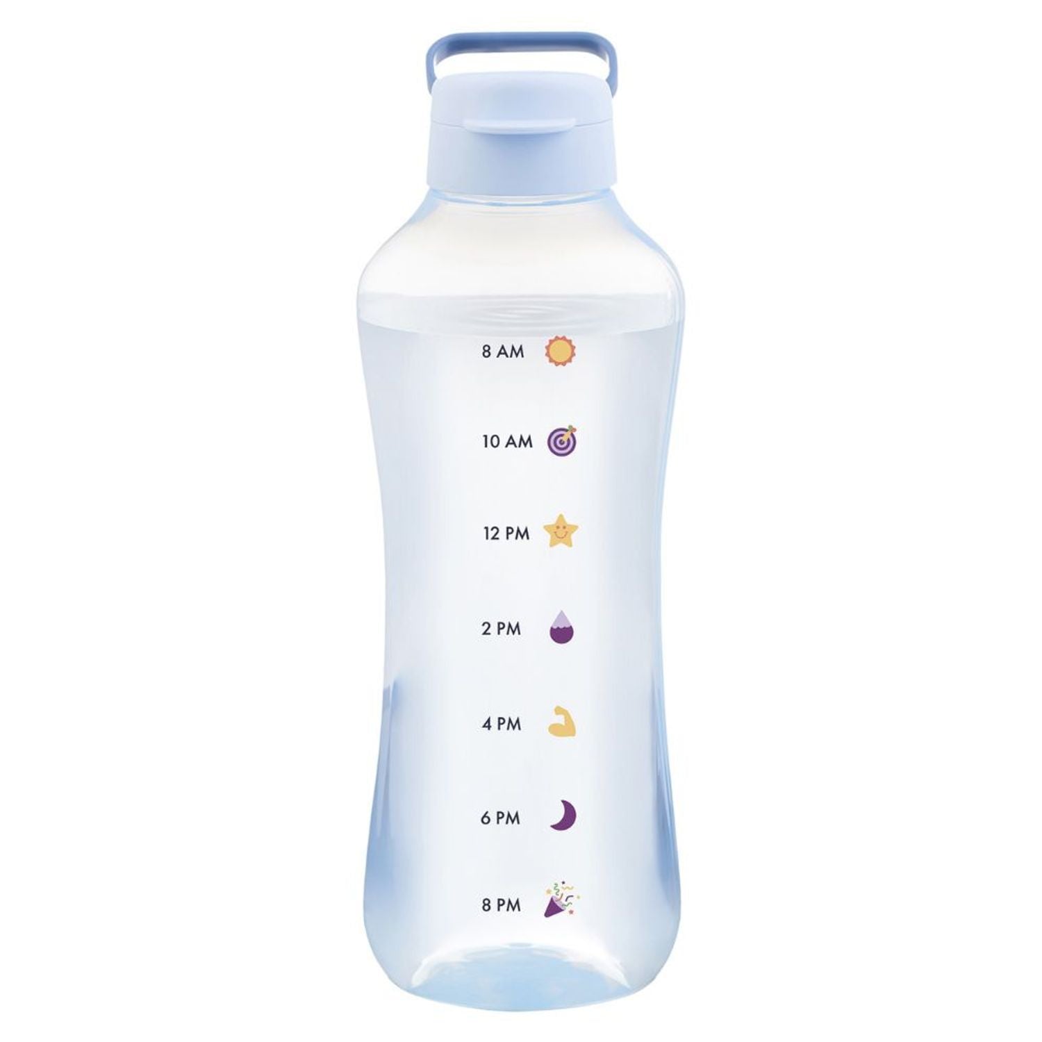 Garrafa de Agua Aquavibe Motivacional Tupperware 2L Azul
