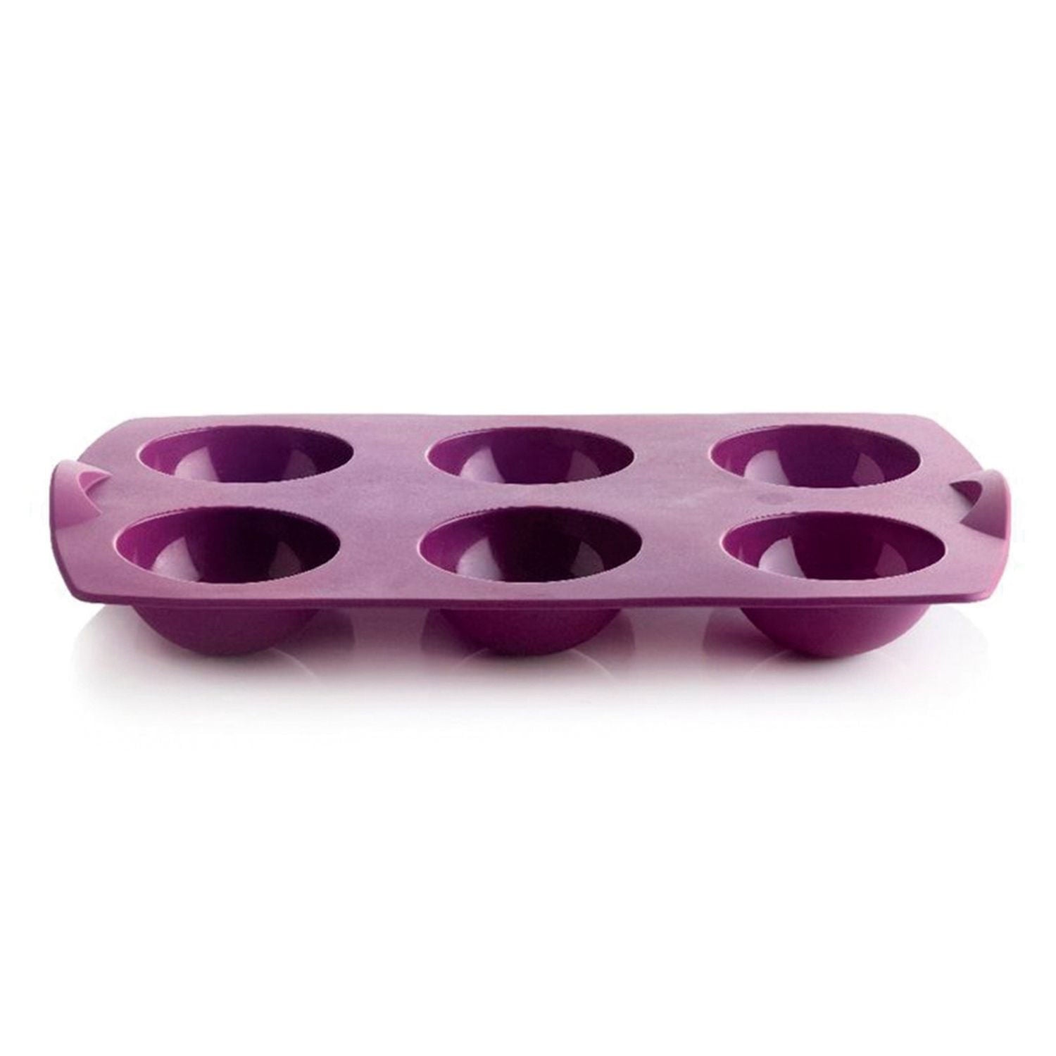 Forma de Silicone Meia Lua Tupperware Roxo
