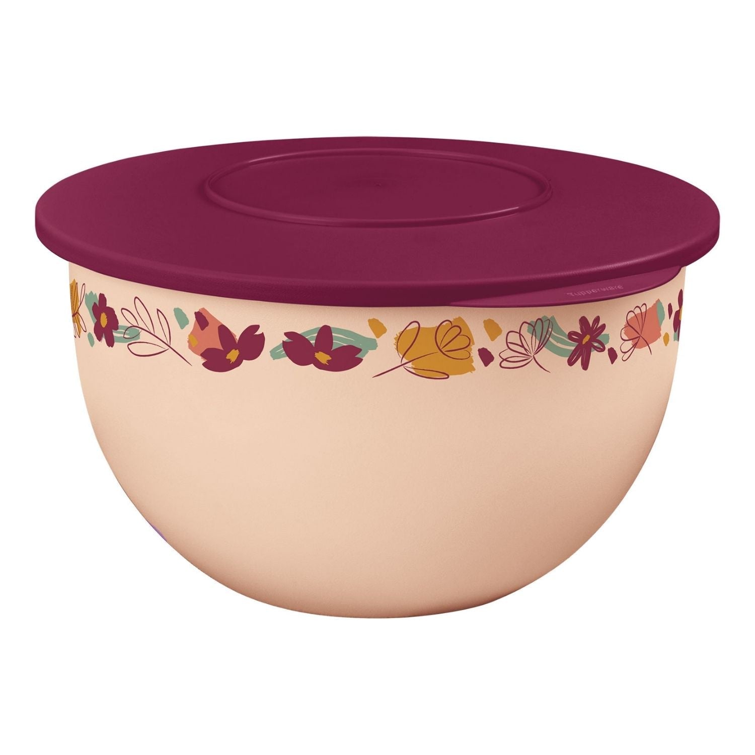 Tigela Bowl Murano Flores Ao Vento Tupperware 2,5L Rosa