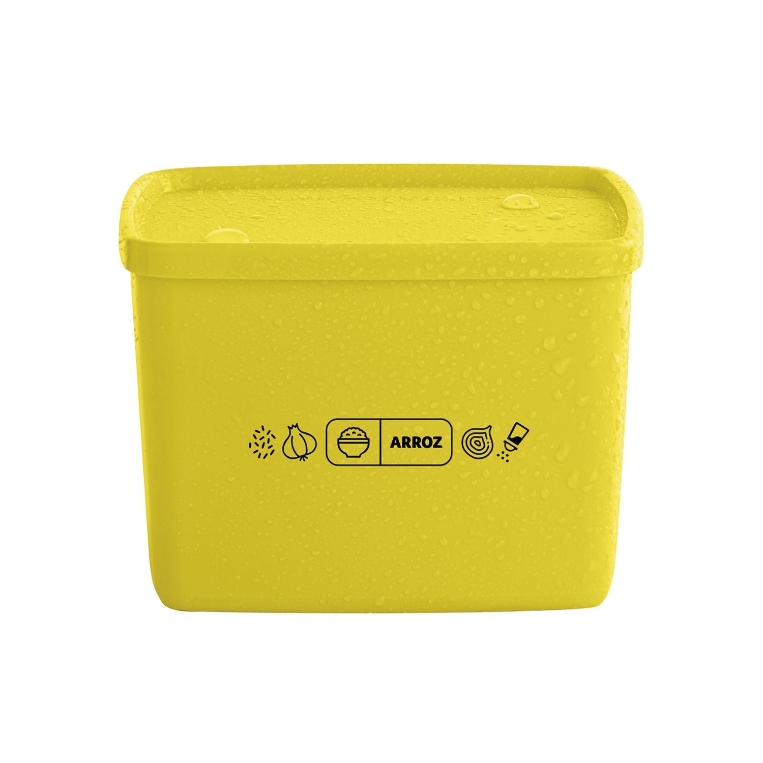 Pote Hermético Tupperware Jeitoso Arroz Amarelo 800ml