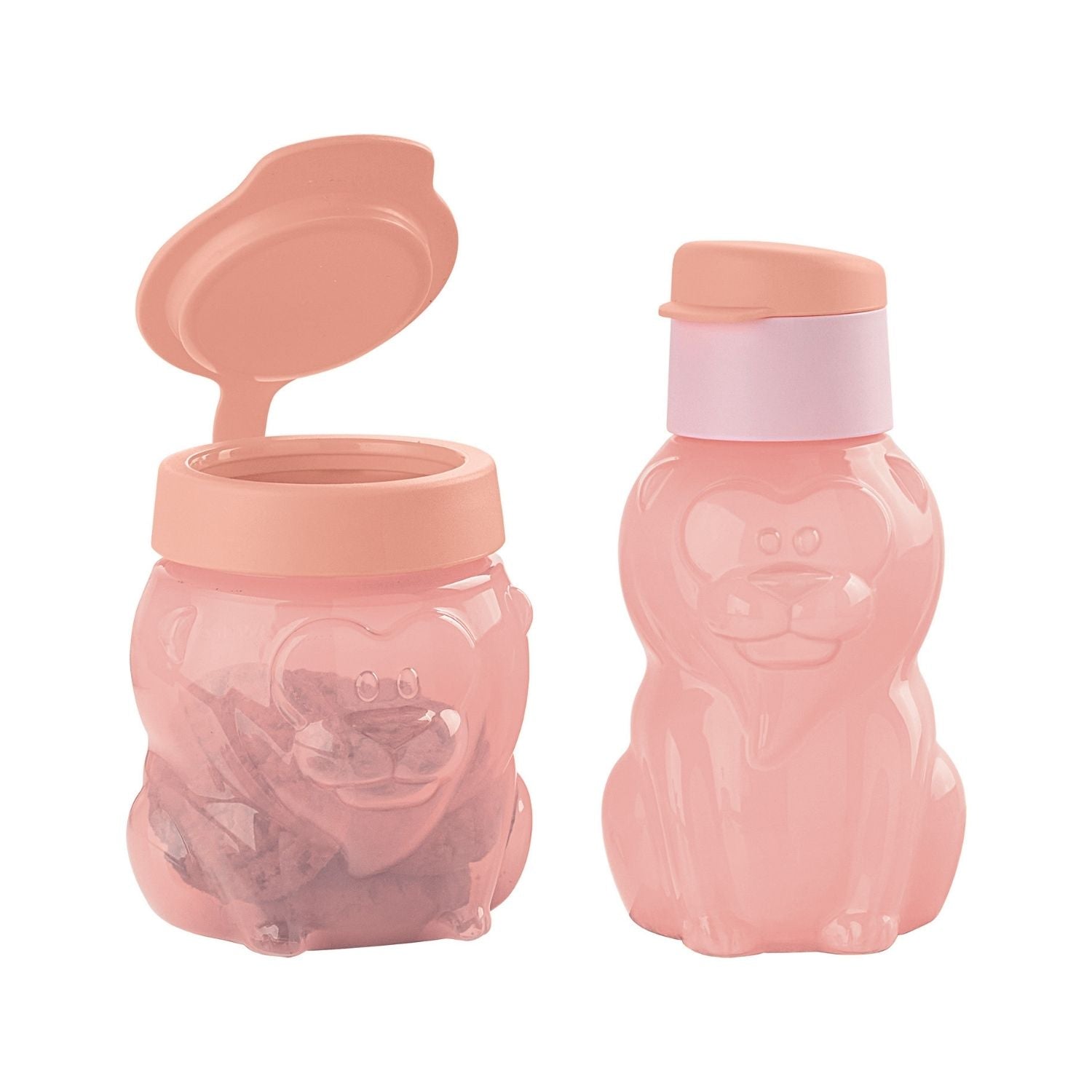 Pote Infantil Tupper Leãozinho Tupperware 300ml Algodão Doce